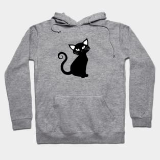 Black cat - Catshirt - Catslover - Vegan - Kawaii - gift idea Hoodie